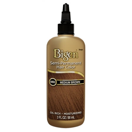 Bigen Semi-Permanent Haircolor #MB3 Medium Brown 3oz (Pack of 2)