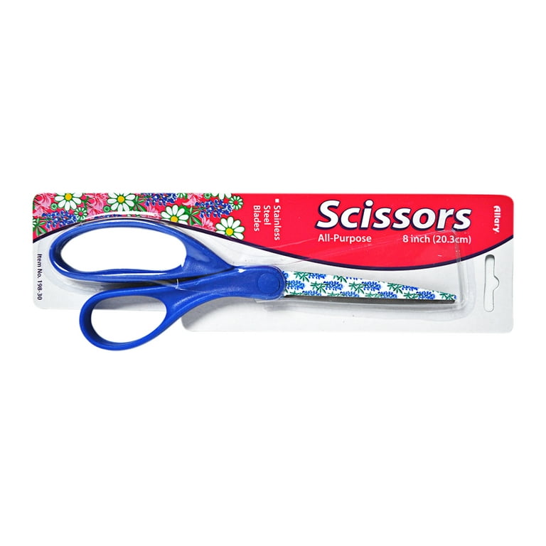 Assorted Floral Print Handle All Purpose Scissors 8in - 750557198308