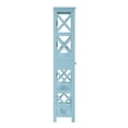 thumbnail image 4 of Convenience Concepts Oxford 5 Tier Wood Bookcase with Drawer in Sea Foam, 4 of 7
