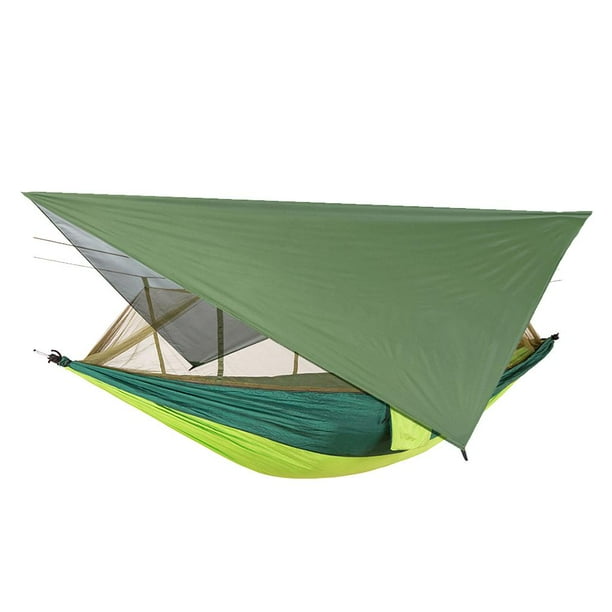 Hamaca de Paracaídas shamjiam Viajes Camping Senderismo Verde