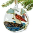 thumbnail image 3 of Cloisonne Pelican Glass Ball Ornament, Gift Boxed, 3 of 4
