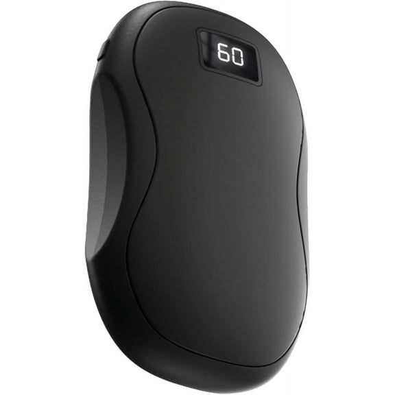 SwadesGoods Hand Warmers Rechargeable, 10000mAh Electric Reusable Hand Heater – Portable Pocket Heater for Indoor, Outdoor, Sports, Camping, Winter Essentials, Cold Days, Christmas Gift- Black