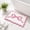 Pink D, variant on Valentines Day Bow Rug 16x24in Pink Fluffy Area Rug Non Slip Plush Bedroom Carpet Cute Heart Inspired Door Mat for Romantic Home Decor Beside Bed Vanity Entryway or Gift for Her