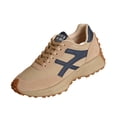 thumbnail image 3 of Domuza sneakers for women, Retro Running Style Casual Shoes, Lace-Up Non-Slip Comfortable Trainers for Daily Walking Khaki 8.5（EU-41）, 3 of 9
