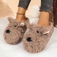 thumbnail image 6 of Gaexia Womens Slippers,Cartoon Head Slippers Warm Home Slippers for Autumn and Winter Comfort,Outdoor Slippers, 6 of 7