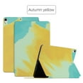 thumbnail image 2 of ELEHOLD for iPad Pro 10.5 inch 2017/Air 3rd Gen 2019 Colorful Case, Slim Lightweight Smart Auto Sleep/Wake Stand Stripe Non-Slip Shockproof Watercolor Painting Style Case,Autumn Yellow, 2 of 7