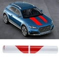 thumbnail image 5 of Car Hood Stripe Sticker Red Stripe Universal Hood Racing Body Side Vinyl Modified Stripe Exterior Decal Decoration Red, 5 of 8