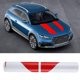 thumbnail image 5 of Rankomu Pegatina de raya para capó de coche, raya roja, capó Universal, cuerpo de carreras, vinilo lateral, raya modificada, calcomanía Exterior, decoración roja, 5 of 9