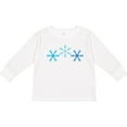 thumbnail image 3 of Inktastic Snowflakes Winter Christmas Boys or Girls Long Sleeve Toddler T-Shirt, 3 of 5