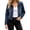L-Navy, variant on Rciityk Women's Cropped Denim Jackets Classic Lapel Collar Button Down Long Sleeve Jean Coat with Pockets, Size S-3XL