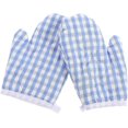 thumbnail image 1 of KAIYANG Guantes de cocina resistentes al calor para niños pequeños, paquete de 2, color rojo 3, 1 of 5