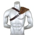 thumbnail image 5 of Viking Faux Fur One Shoulder Pauldron Halloween Role Playing Props, 5 of 5