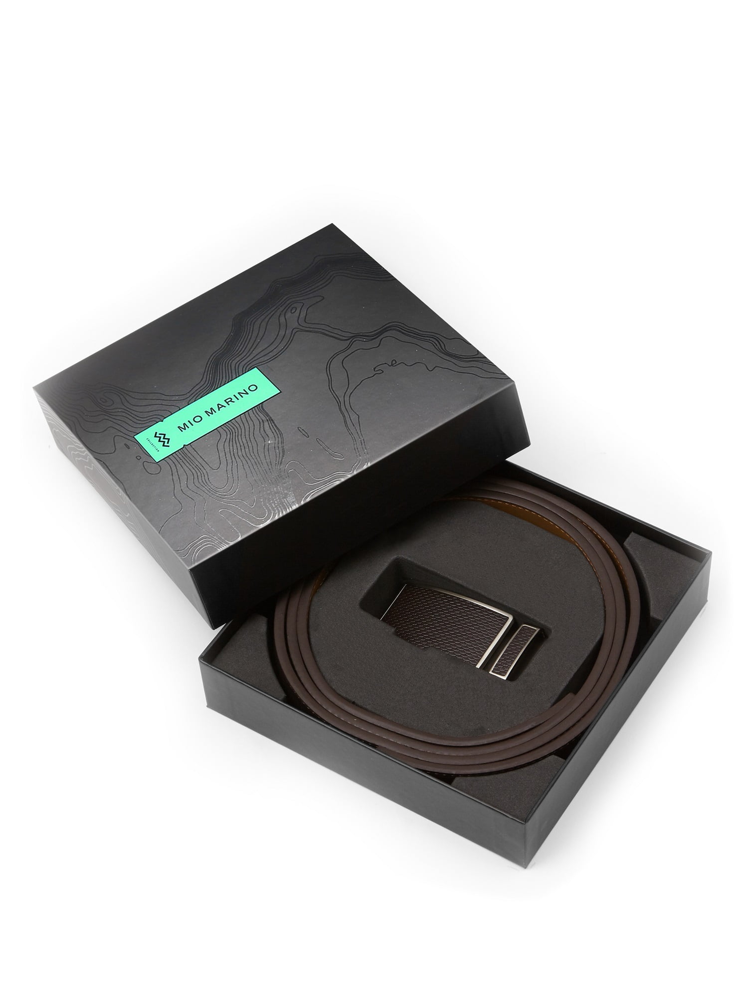 chinese dress ladies Marino Avenue Men's Genuine Leather Ratchet Dress Belt With Automatic Buckle,  Trim to Fit Enclosed in an Elegant Gift Box, Radiant Ore main image 1