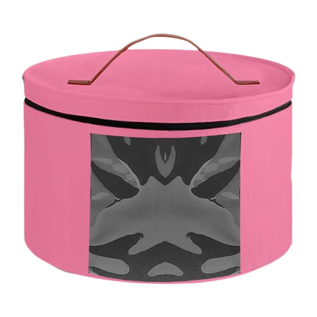 Caja de almacenamiento de sombrero Contenedor de sombrero de viaje relleno Almacenamiento de juguetes Reduce Box Organizador de fieltro para la Rosa