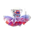thumbnail image 3 of FeiFu 4th of July Girl Dog Dress with Independence Puppy Clothes for Small Dog 1st Independent Day Outfit Patriotic Pet Princess Skirt, 3 of 6