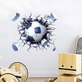 thumbnail image 6 of XIBUFE 3D Soccer Wall Decal,Creative Wall Breaking Illusion Football Sticker,Sport Theme Bedroom Game Room Decor,Removable Vinyl Art for Walls Doors Boy Bedroom Decor,14X12 Inches, 6 of 7