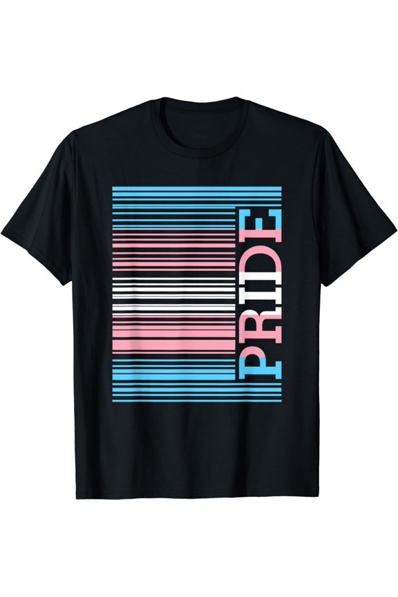 Transgender Pride Flag LGBT Trans Gay Lesbian Bisexual Gift T-Shirt