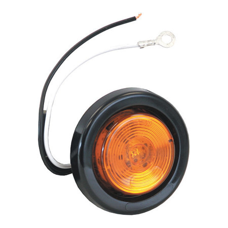 Buyers Products 5622201 2" Amber Round Marker/Clearance Light Kit w/ 1 LED 