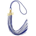 thumbnail image 2 of Liulin 2026 Tassel Graduation, Blue and White Graduation Tassel with 2026 Year Gold Charms, Grad Cap Tassels for Graduate Cap Hat Decorations, Graduation Ceremony Accessories, Graduation Gifts, 14.8", 2 of 9