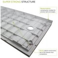 thumbnail image 7 of Transolid Trs_Flu6032r Flu-Series 60" X 32" Rectangular Shower Base - Cameo, 7 of 7