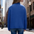 thumbnail image 4 of Gytharion Women's Turtleneck Sweaters Regular Solid Color Long Sleeve High Neck Knit Pullovers with Ribbed Cuffs Classic Jumper Tops, 4 of 8
