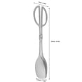 thumbnail image 1 of Serving Tongs 201 Stainless Steel Rust Proof Corrosion Proof Comfortable Grip Food Tongs for Kitchen Cup Clip, 1 of 6