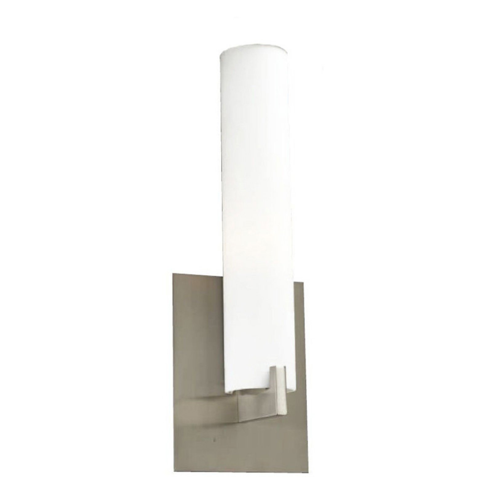 Aleta Collection PLC Lighting 651 SN 1 Light Vanity Satin Nickel Finish