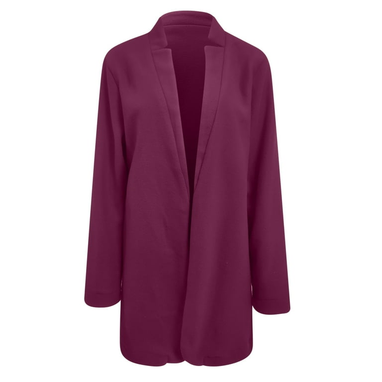 Ladies purple wool coats best sale