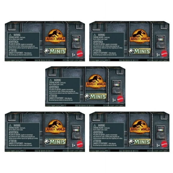 Jurassic World Dominion Mystery Mini Figures 5 Pack Bundle