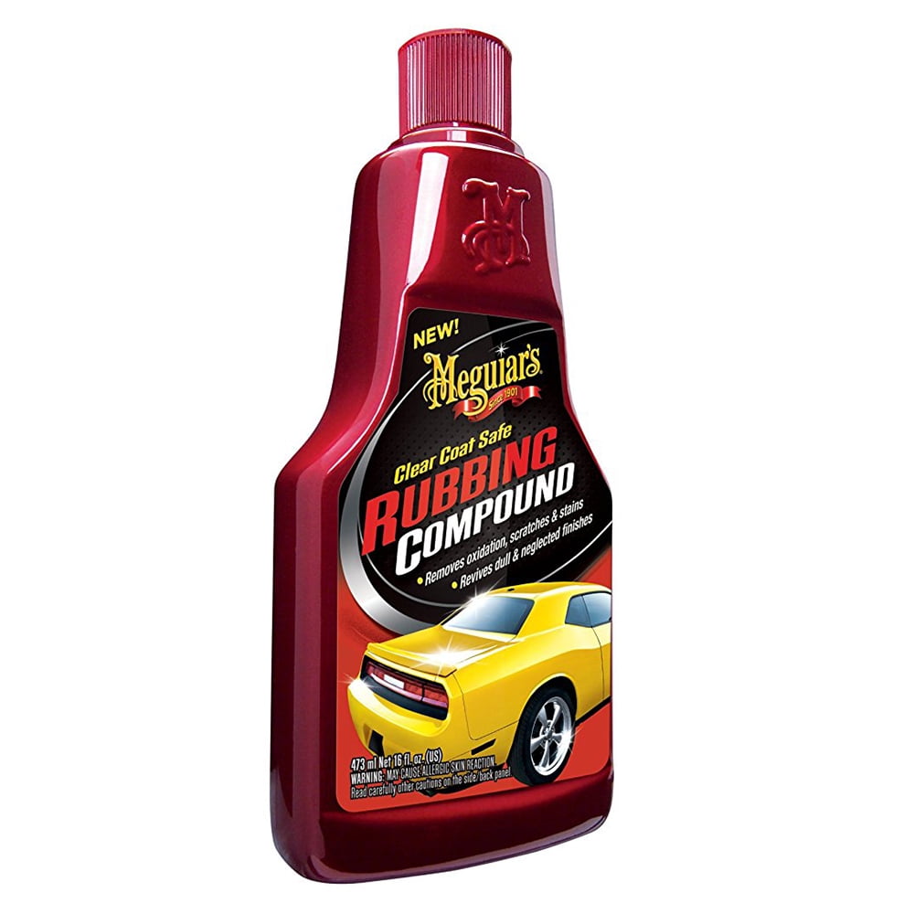 Meguiars Clear Coat Safe Rubbing Compound 16oz [G18016]