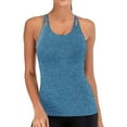 thumbnail image 2 of Sngxgn Womens Tops - Scoop Neck Cami - Tank Top for Women, Camisole for Women, Tummy Control Shapewear(Blue,L), 2 of 7