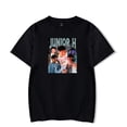 thumbnail image 2 of Junior H Rapper HipHop T-shirt Women Men HipHop Crewneck Short Sleeve Tee, 2 of 3