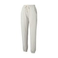 thumbnail image 3 of KOMOO Women Loose Sweatpants Elastic Waist Drawstring Sports Yoga Pants Cinch Bottom Trousers, 3 of 9