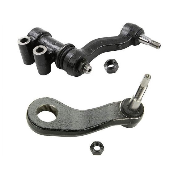 Front Idler Arm and Pitman Arm Kit - Compatible with 2011 - 2019 GMC Sierra 3500 HD 2012 2013 2014 2015 2016 2017 2018
