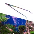 thumbnail image 3 of Stainless Steel Aquarium Straight Tweezers, Colorful Straight  With  Coating Against Rust Extra Long Reptiles Feeding Tongs Tools For AquaticPlants 10.6 Inch, 3 of 8