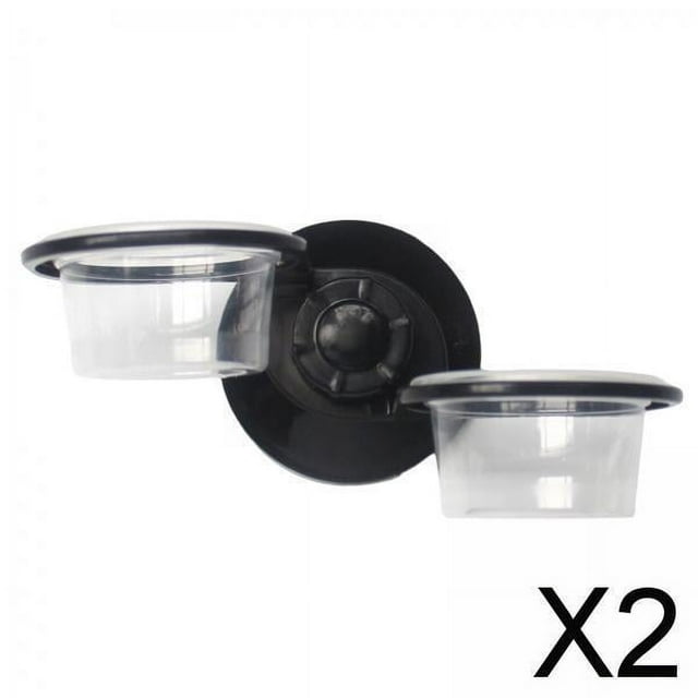 Comederos para reptiles Yinane 2 piezas Cuencos de repisa Plato alimentador con ventosa