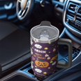 thumbnail image 7 of 40oz Stainless Steel Halloween Tumbler, Insulated Mug with Straw and Lid for Fall Season, 7 of 7