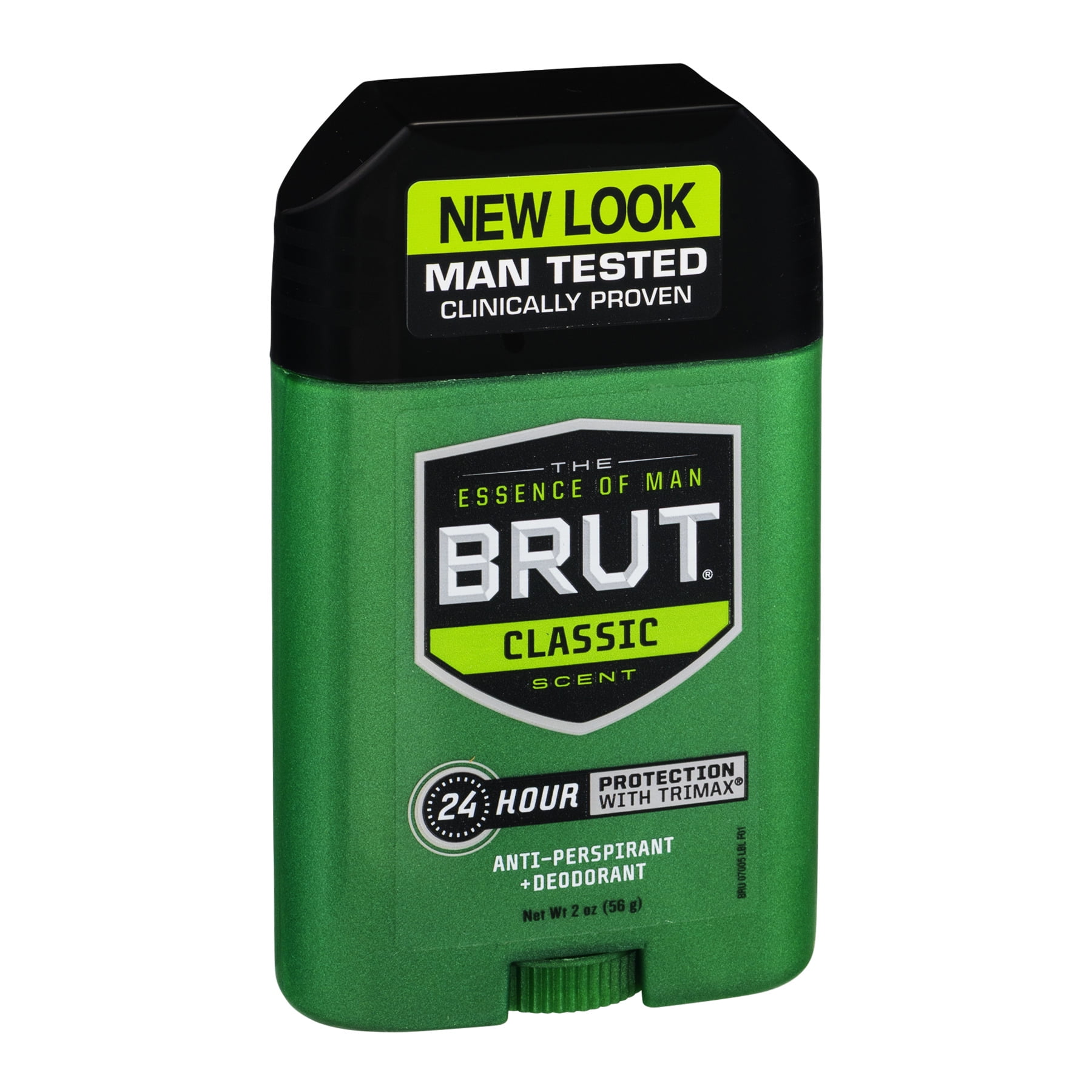 Brut Classic Antiperspirant + Deodorant Oval-Solid Stick 2 oz