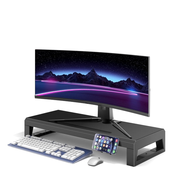 Soporte para monitor GECKOSTROLL, estante de escritorio para ordenador portátil de 55 cm, metal