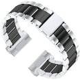 thumbnail image 2 of REQO Bracelet en Acier Inoxydable Compatible avec Fitbit Versa 4 / Fitbit Sense 2 / Fitbit Versa 3 / Fitbit Sense, Bracelets de Montre en Métal Réglables, Remplacement de Bracelet pour Femmes Hommes, 2 of 7
