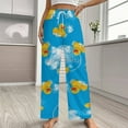 thumbnail image 2 of Bunch of Rubber Ducks Pajamas For Women Loose Retro Night Pajama Pants Comfortable Sleepwear Bottoms Homewear, 2 of 6