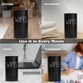 thumbnail image 2 of Wipe Holder for Kitchen/Bathroom Counter Disinfectant Container Farmhouse Kitchen Decor Vintage Countertop Storage Organizer Caddy with Matte Black, 2 of 4