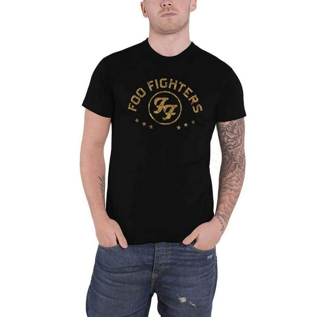Foo Fighters Adult Arched Stars T-Shirt