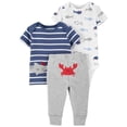 thumbnail image 1 of Conjunto de Bebé Child of Mine 3 piezas Gris 18M Estampado tiburones, 1 of 4