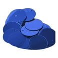 thumbnail image 3 of Lipstore 85 Pcs Paillettes Rondes Plates 20mm, Paillettes Rondes avec Trou, Accessoires de Coiffe DIY, pour Mariage, Tricot, Femmes Bleu, 3 of 8