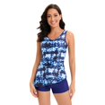 thumbnail image 1 of Aayomet Plus Size Bathing Suit for Women Swimsuit (Blue, M), 1 of 3