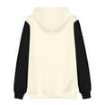 thumbnail image 4 of OUSITAID Fashion Men Hooded Sweatshirts Comfortable Hoodie Drawstring Patchwork Pocket Tops, 4 of 4