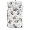 thumbnail image 1 of Sleep Raccoon Pattern Bedding Set, 1 of 5