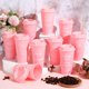 thumbnail image 3 of Paquete de 60 vasos de plástico rosa Skylety, 470 ml, versículo bíblico, 3 of 7