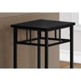 thumbnail image 3 of HomeRoots 489659 28 in. Black End Table with Shelf, 3 of 6